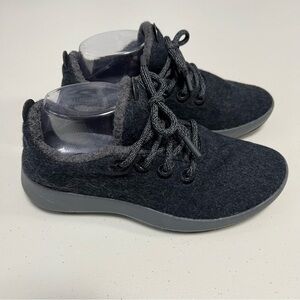 ALLBIRDS Women's Wool Runner Mizzles - Natural Black (Natural Black Sole)